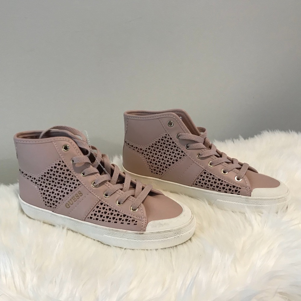 Blush Guess Heart Cut Shoes
